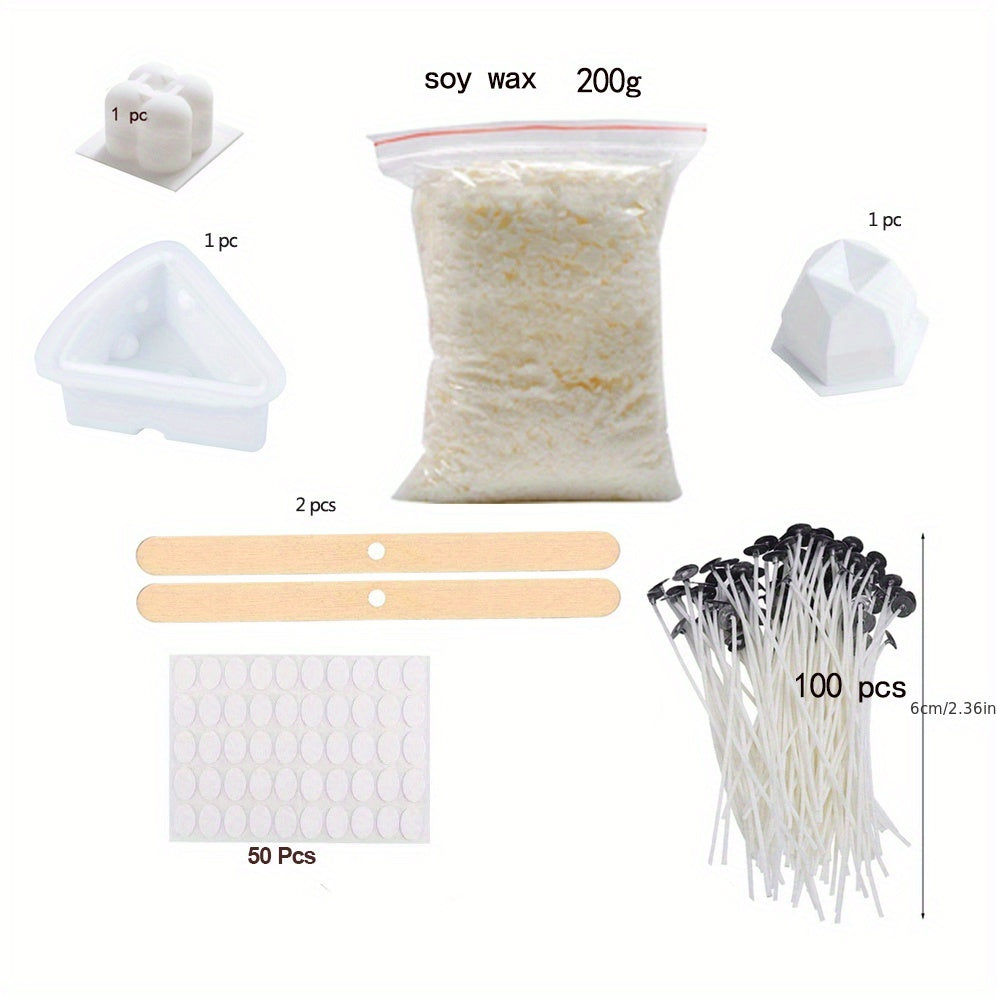 Geometric Silicone Aromatherapy Candle Mold Kit