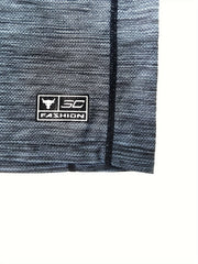 Men's Comfy Sports Compression T-shirt for Fitness Activities