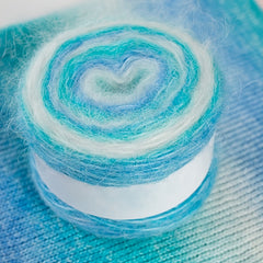 Gradient Mohair Wool for Crocheting & Knitting, Soft & Colorful