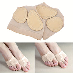 Dance Toe Pad Practice Shoes Foot Thong Half Sole Gymnastics Ballet