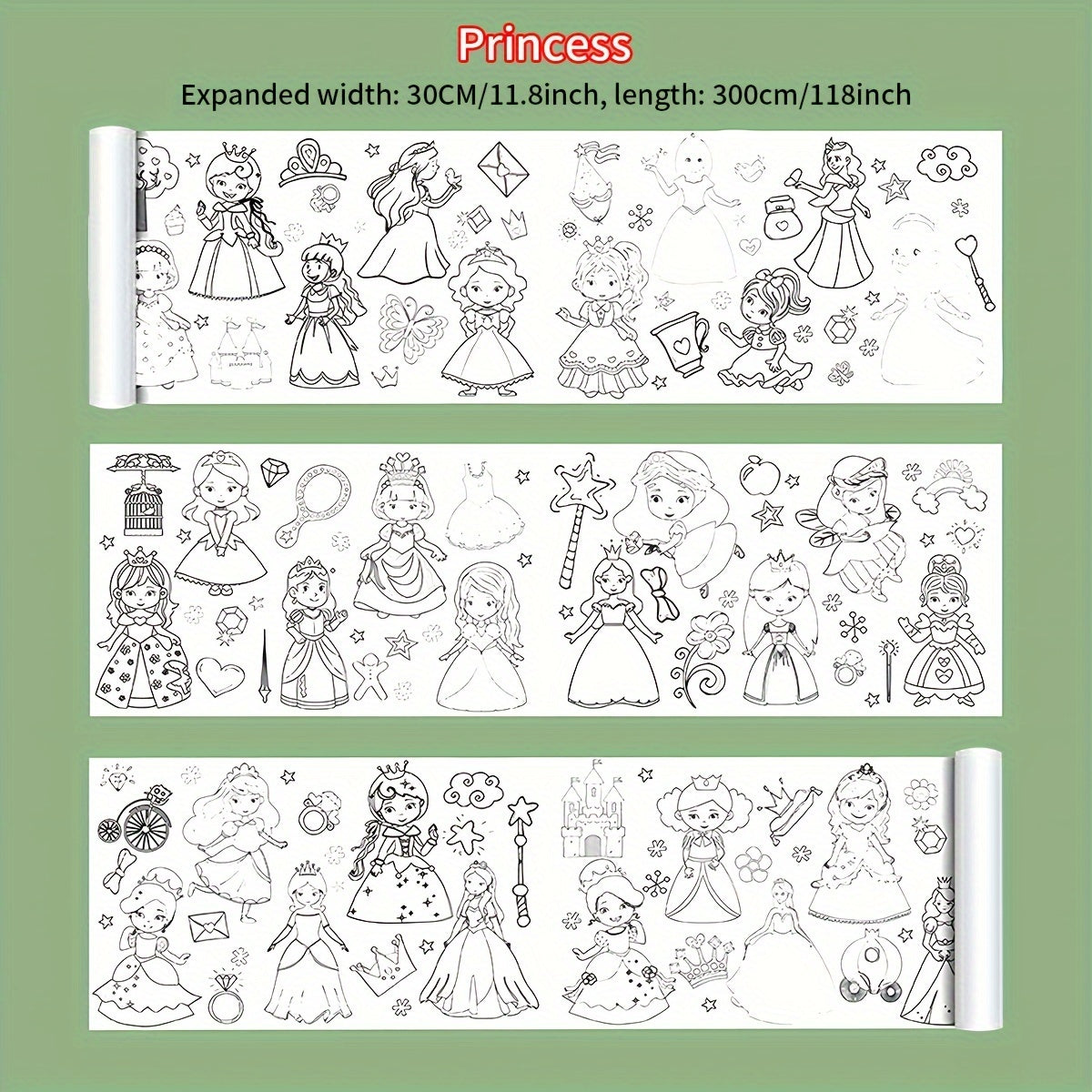 Creative Doodle & Painting Roll for Ages 3 Develop Creativity and Motor Skills