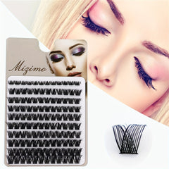 120pcs Segmented False Eyelashes Mixed Length Cluster Lashes Natural Extension