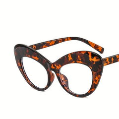 Vintage Cat Eye Glasses Retro Tortoiseshell Spectacles Frame