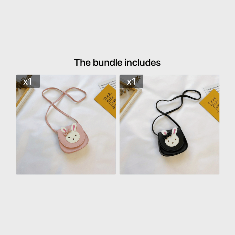 Mini Bunny Shoulder Bag Crossbody Purse for Kids