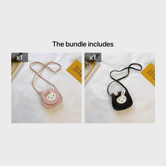 Mini Bunny Shoulder Bag Crossbody Purse for Kids