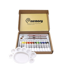 12 Colors Glass Painting Pigment for Hand Painted Glass