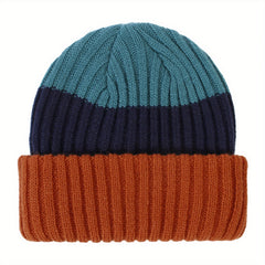 Warm Striped Kids Baby Woolen Hat for Autumn & Winter
