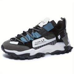Men's Chunky Shoes Non Slip Lace Up Soft Sole Sneakers