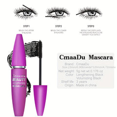 Waterproof 4D Mascara Thick Long Lasting Voluminous Durable Lashes