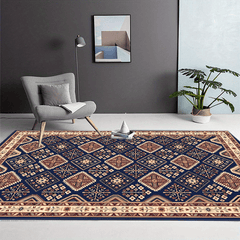 Bohemian Dark Classic Pattern Large Area Carpet Living Room Bedroom