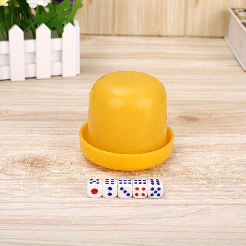 Plastic Dot Dice Cup Set for Bar & KTV Games