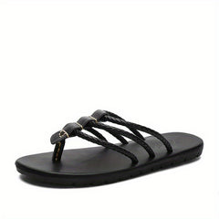 Men's 3-Strap Thong Sandals Non-Slip Flip Flops