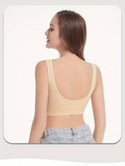 Seamless Wireless Sports Bra Comfy Running Tank Bra