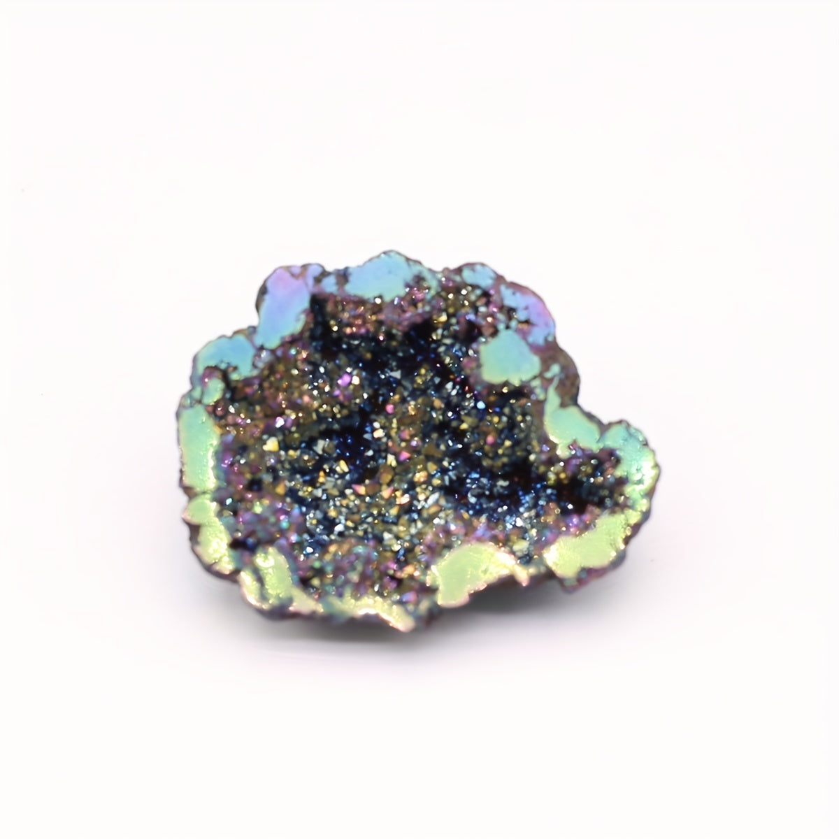 Agate Gemstone Ornaments Natural Stone Electroplated Finish