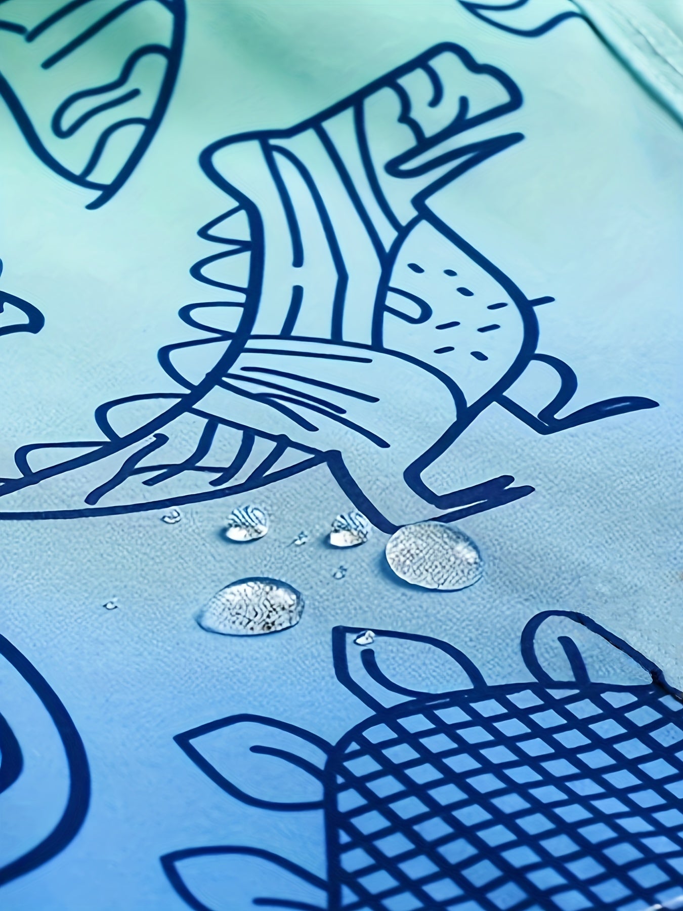 Gradient Dinosaur Men's Quick Dry Board Shorts with Pockets