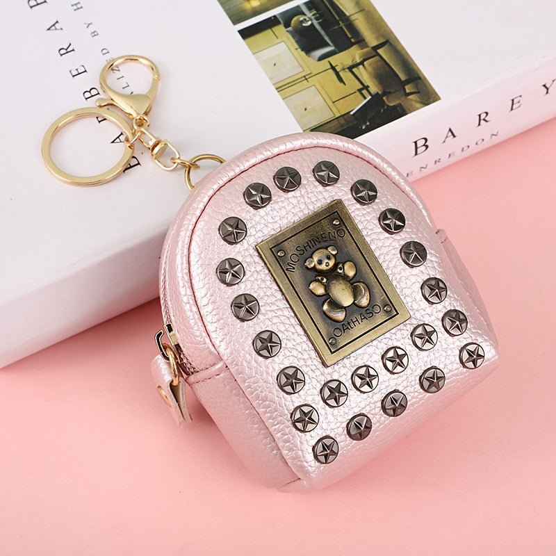 Girls Coin Purse Keychain Mini Key Bag
