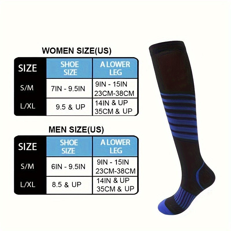 Running Compression Socks 20-30 mmhg Men Women Sports Stockings