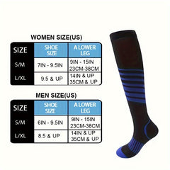 Running Compression Socks 20-30 mmhg Men Women Sports Stockings