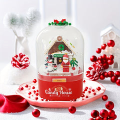 Santa Music Box Building Blocks No Batteries Xmas Birthday