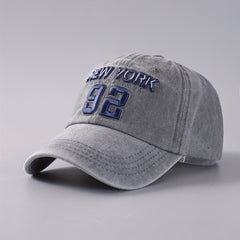 Men's Outdoor Baseball Cap Embroidered Letter Sport Peaked Hat