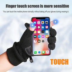 Polar Fleece Warm Glove Windproof Cycling Sports Gloves