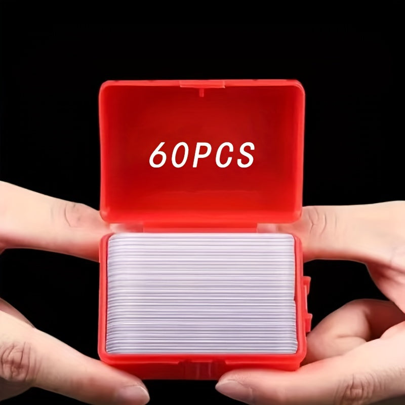 Double-Sided Adhesive Tape 60pcs 120pcs Couplet Non-Marking Household Transparen