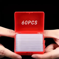 Double-Sided Adhesive Tape 60pcs 120pcs Couplet Non-Marking Household Transparen