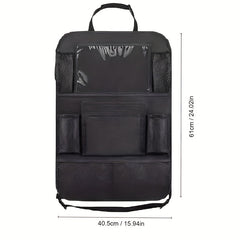 Car Back Seat Organizer Kick Proof Waterproof Toy Storage Bag