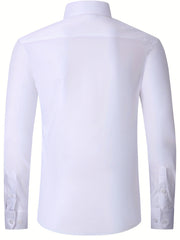 Men's Classic Button Up Shirt for Business Occasion