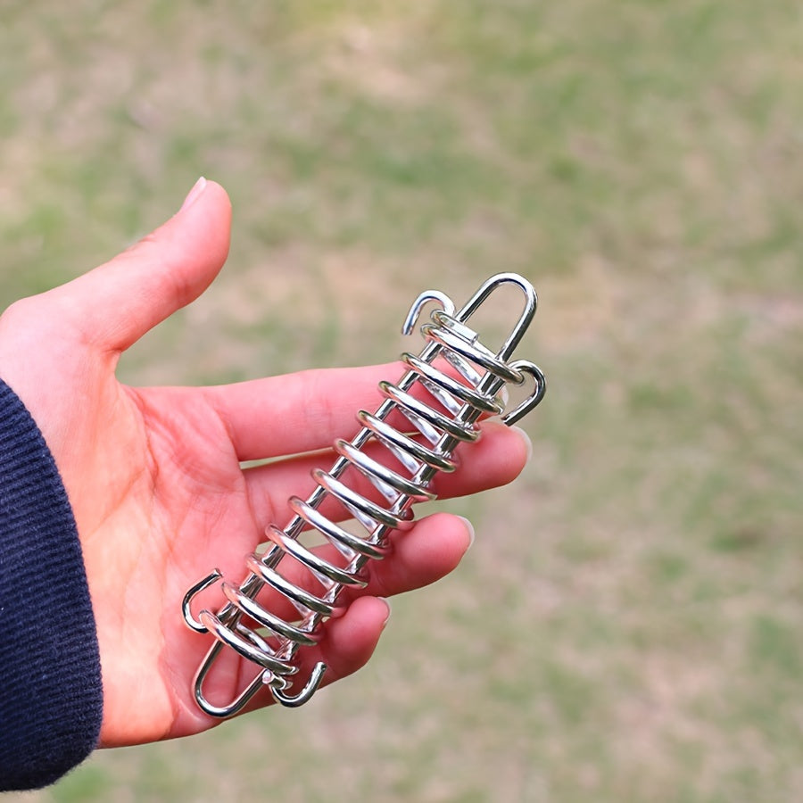 2pcs Stainless Steel Spring for Outdoor Camping Tents