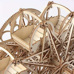 Wooden Gear Puzzle Toy Interactive Rotating Mechanism Functional