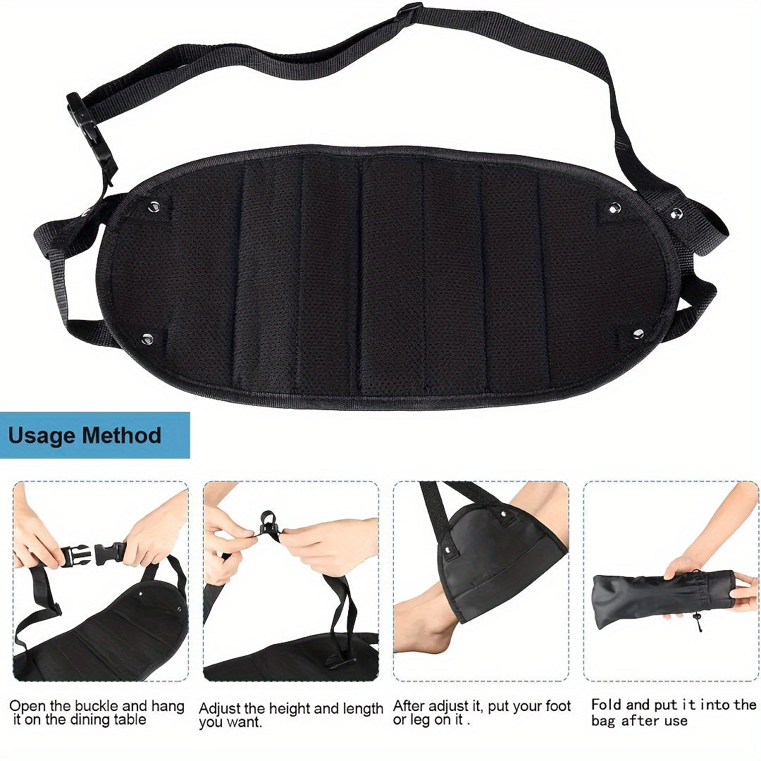 1pc Foot Rest Perfect For Airplane Or Office Foot Hammock Travel Accessories