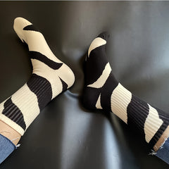 4 Pairs Crew Socks Spring Autumn Outdoor Sports Warm Socks
