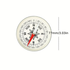 Outdoor Aluminum Compass for Sailing Cycling Hiking