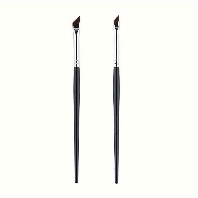 2pcs Eyeliner Brush Ultra Thin Flat Eyebrow Brush