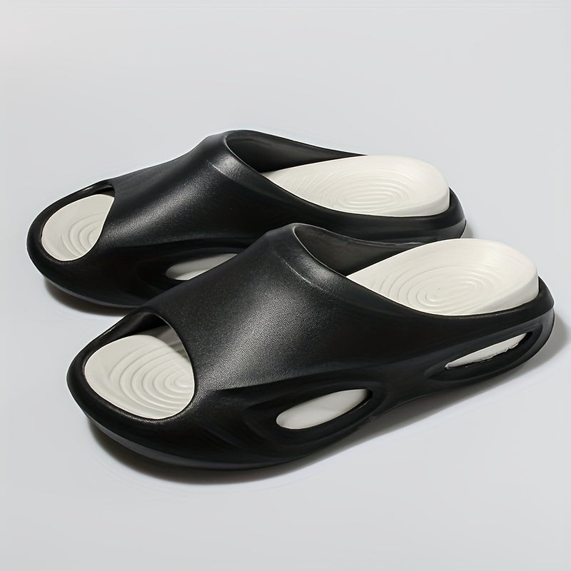 Men's Soft Slides Non Slip Slippers Open Toe Shoes Indoor Outdoor