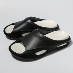 Men's Soft Slides Non Slip Slippers Open Toe Shoes Indoor Outdoor