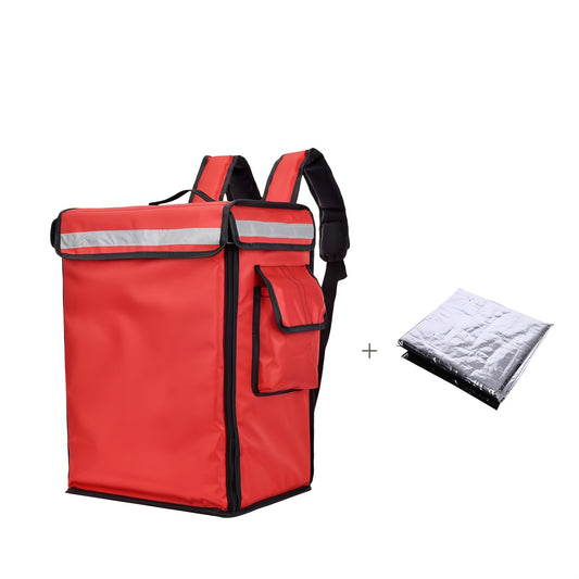 Red 42L Insulated Food Backpack Hot & Cold Thermal Cooler Bag