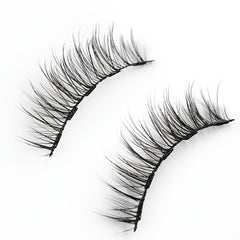 Magnetic Eyelash Set & Eyeliner Kit, Natural Fluffy Curly 5 Magnetic 10 Pairs