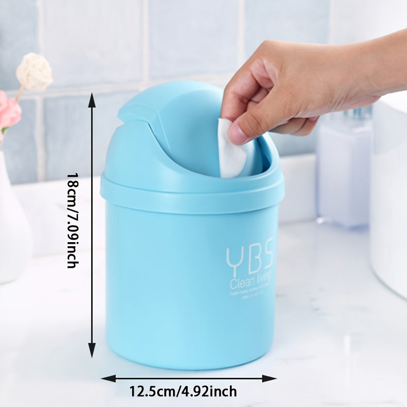 Mini Waste Bin Small Trash Can Desktop Desk Storage