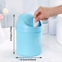 Mini Waste Bin Small Trash Can Desktop Desk Storage
