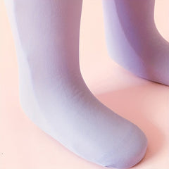 Girls Plain Dancing Pantyhose Comfortable Socks For Kids Children