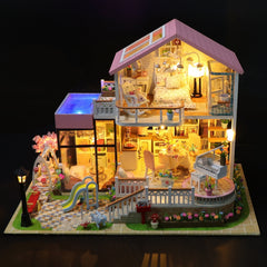 Children's DIY Doll House Garden Small Villa Christmas Gift