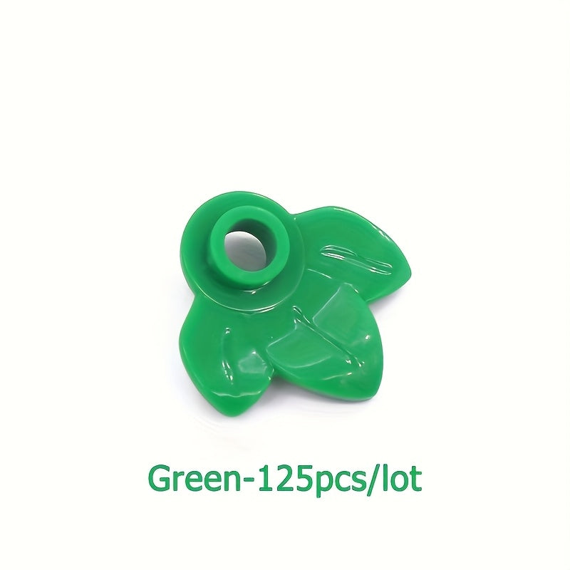 70pcs Pumpkin Leaves Building Block Toy Parts