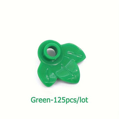 70pcs Pumpkin Leaves Building Block Toy Parts