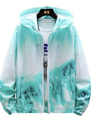 Men's Mountain Landscape Sun Protection Jacket