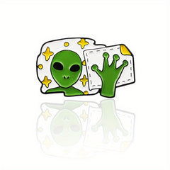 Cartoon Alien Brooch - Fun Clothing Decoration & Perfect Gift for Kids