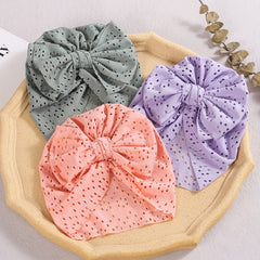 Newborn Baby Head Wrap Hat Bow Turban Cap for Girls