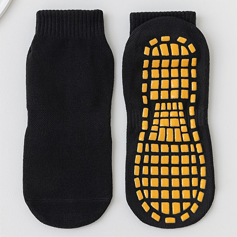2 Pairs Women's Non Slip Yoga Socks with Extra Grips