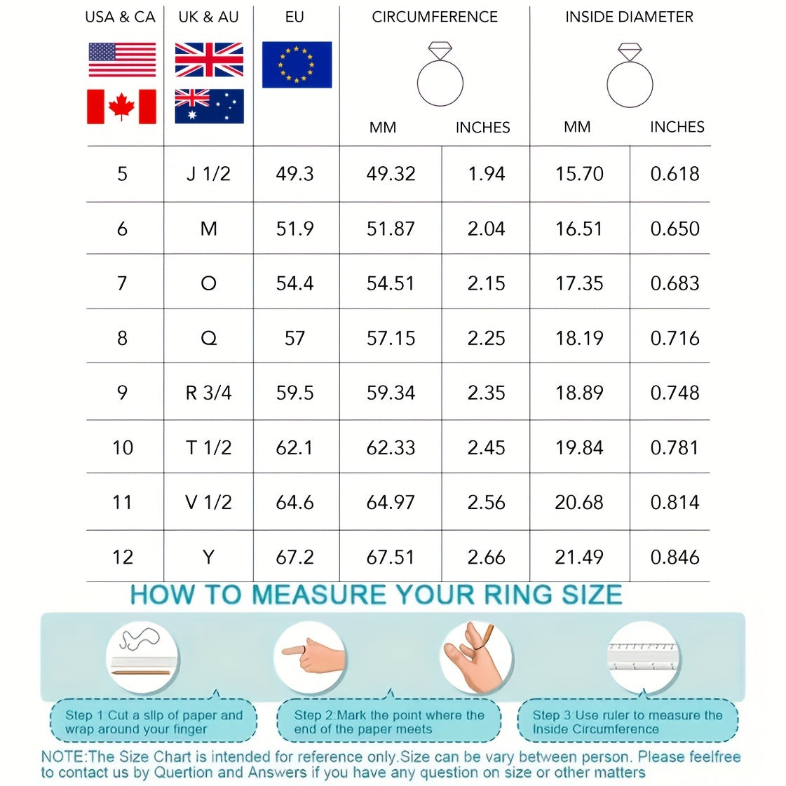 Triple Row Rolling Interlocking Rings High Polish Rings For Women Men